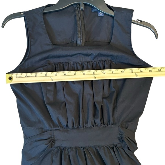 Brooks Brothers Black cinched waist dress 4 petite 🖤 old money, structured - Picture 8 of 11